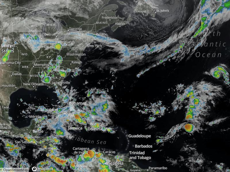 Atlantic Infrared Satellite