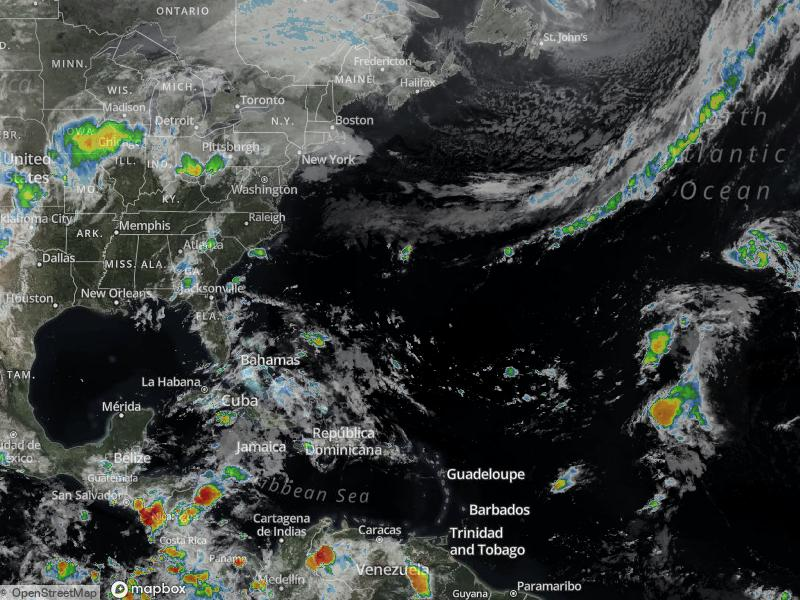 Atlantic Infrared Satellite