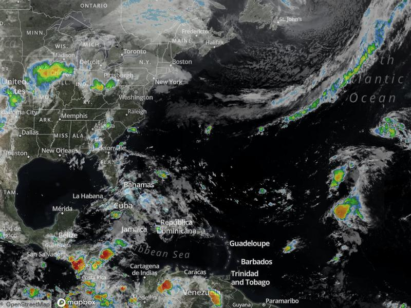 Atlantic Infrared Satellite