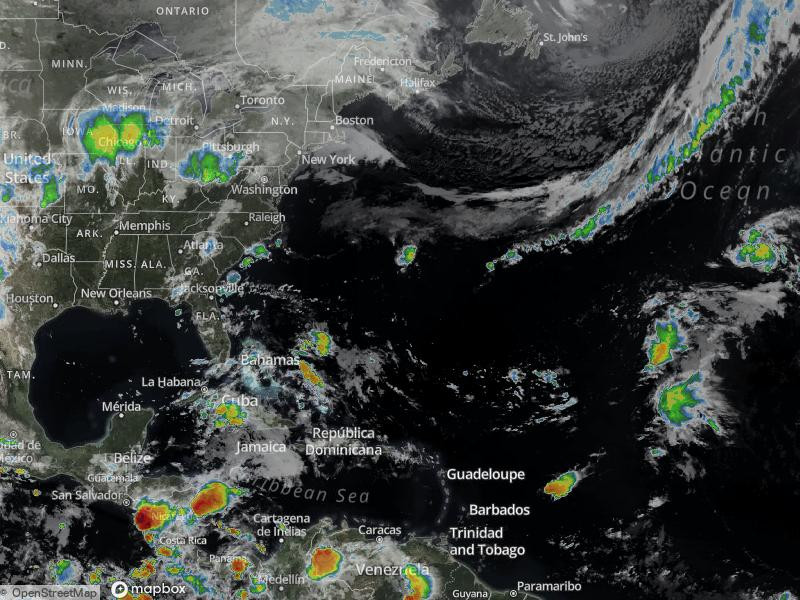 Atlantic Infrared Satellite