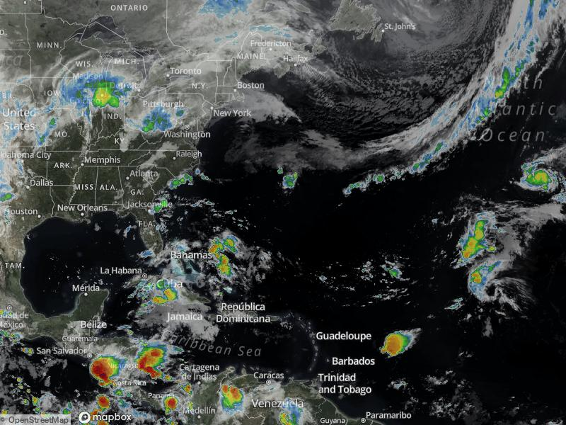 Atlantic Infrared Satellite