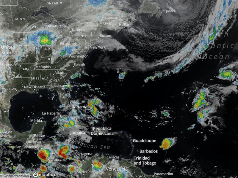 Atlantic Infrared Satellite