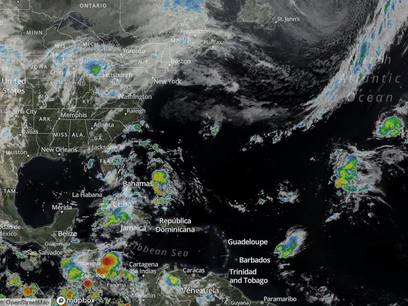 Atlantic Infrared Satellite