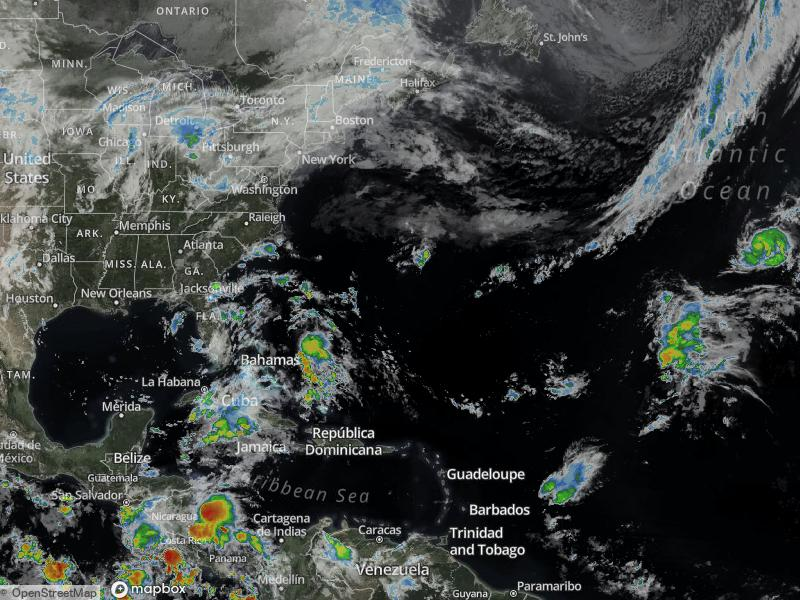 Atlantic Infrared Satellite