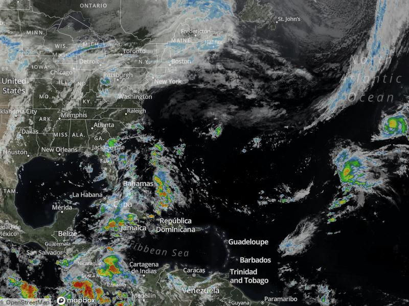 Atlantic Infrared Satellite