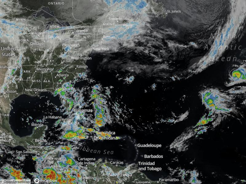 Atlantic Infrared Satellite