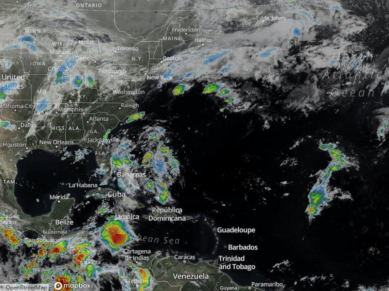 Atlantic Infrared Satellite