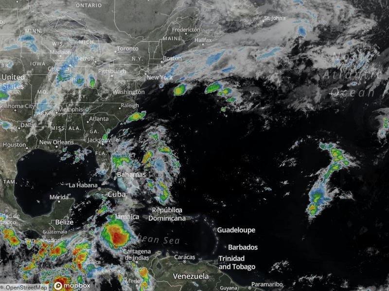 Atlantic Infrared Satellite
