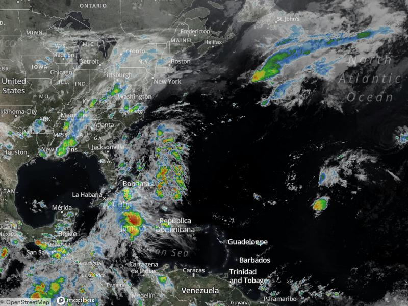Atlantic Infrared Satellite