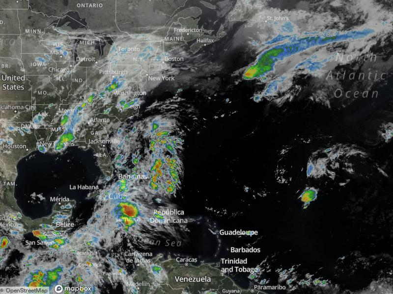 Atlantic Infrared Satellite