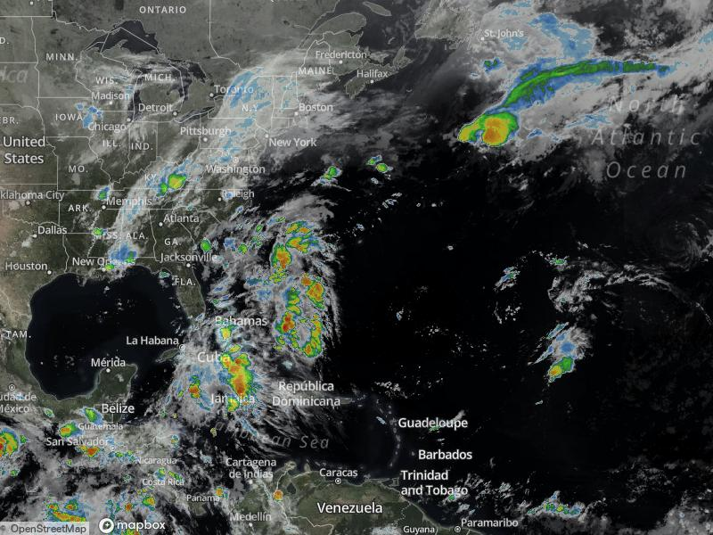 Atlantic Infrared Satellite