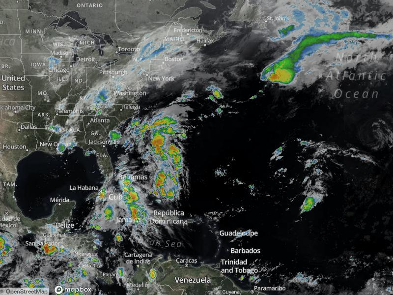 Atlantic Infrared Satellite