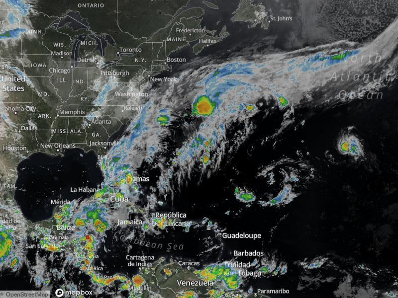 Atlantic Infrared Satellite