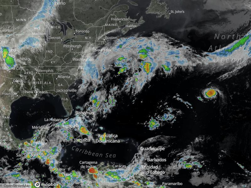 Atlantic Infrared Satellite