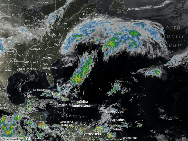 Atlantic Infrared Satellite