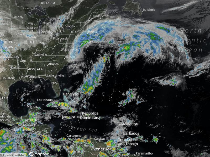 Atlantic Infrared Satellite