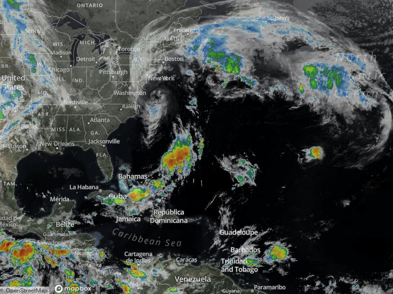 Atlantic Infrared Satellite