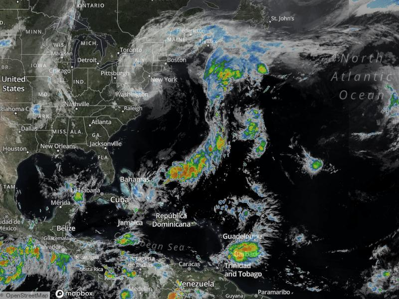 Atlantic Infrared Satellite