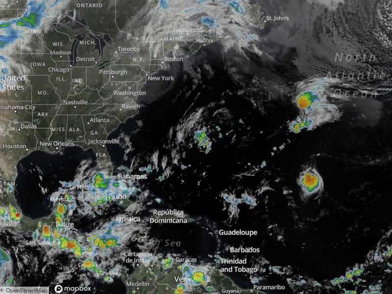 Atlantic Infrared Satellite