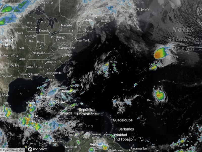 Atlantic Infrared Satellite