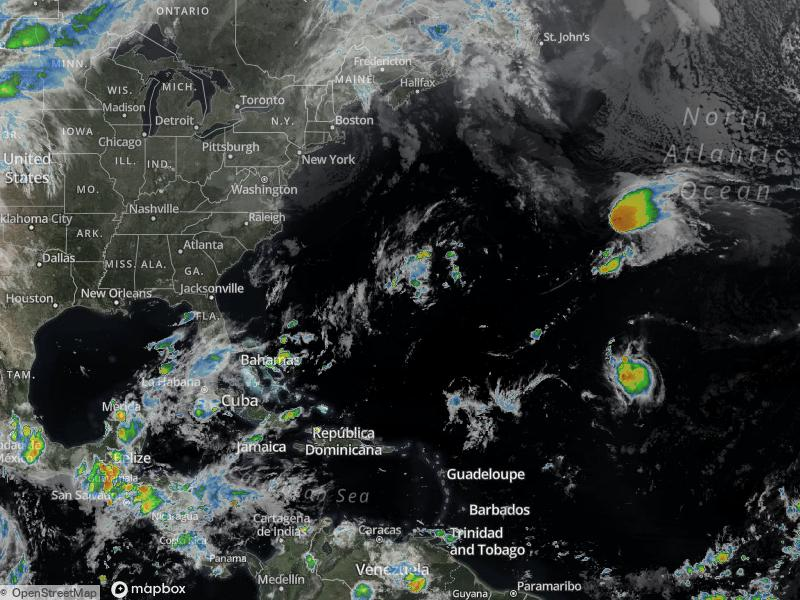 Atlantic Infrared Satellite