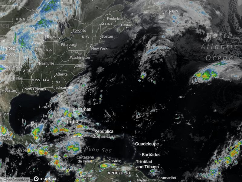 Atlantic Infrared Satellite