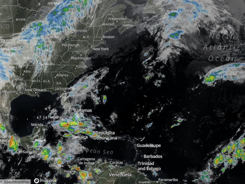 Atlantic Infrared Satellite