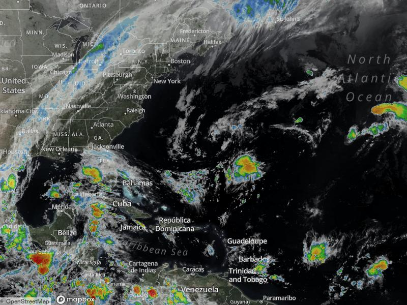 Atlantic Infrared Satellite