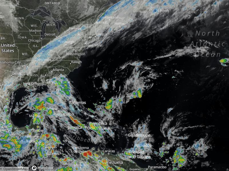 Atlantic Infrared Satellite