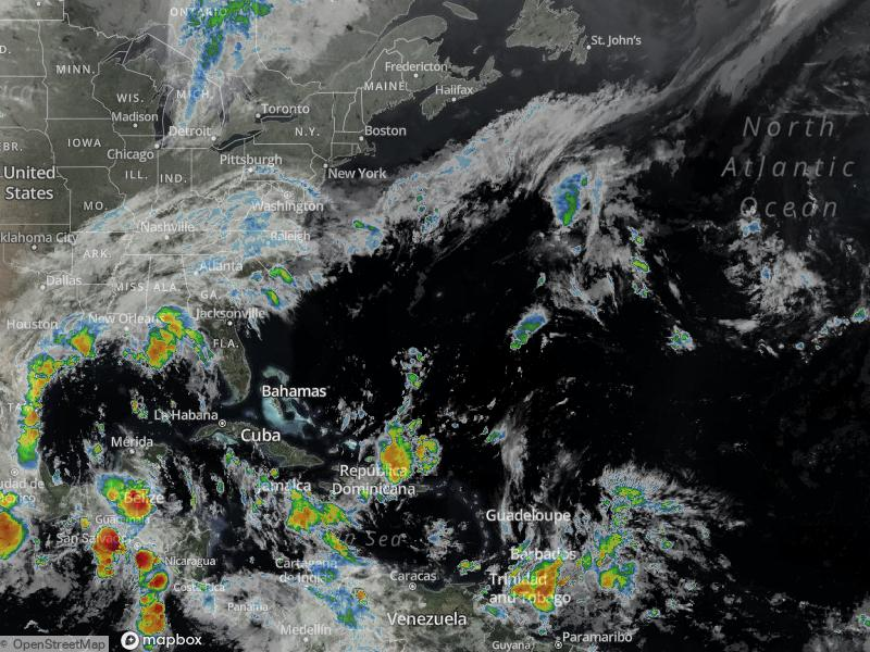 Atlantic Infrared Satellite