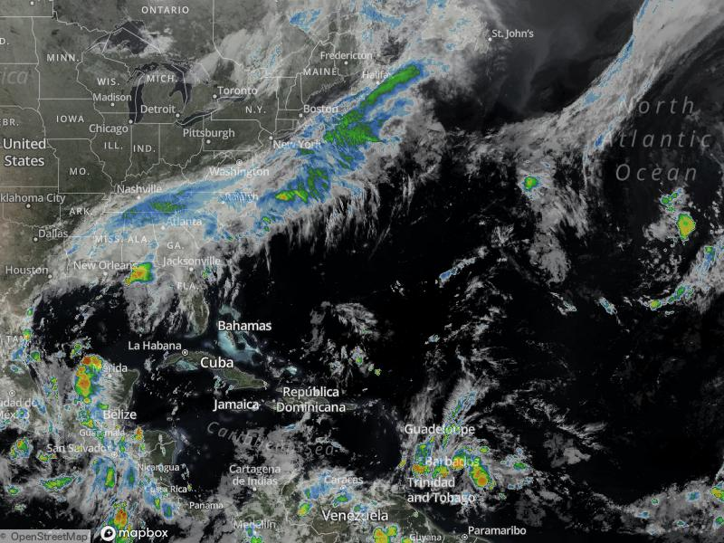 Atlantic Infrared Satellite