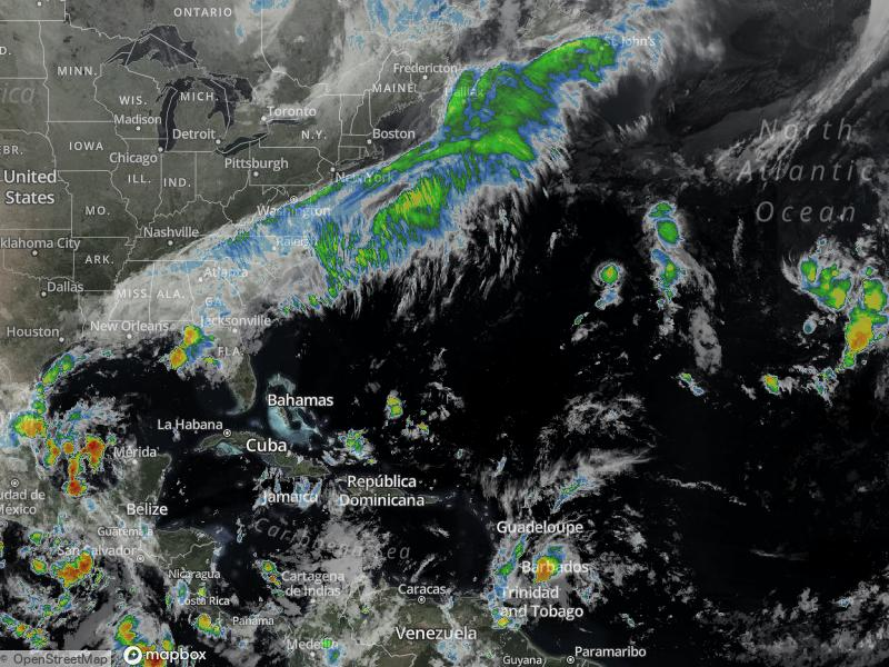 Atlantic Infrared Satellite