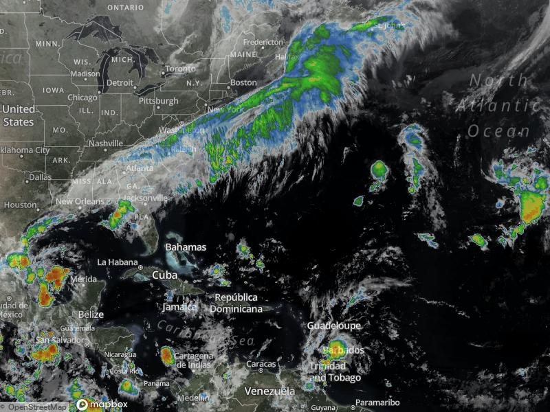 Atlantic Infrared Satellite