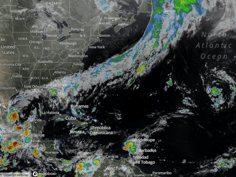 Atlantic Infrared Satellite