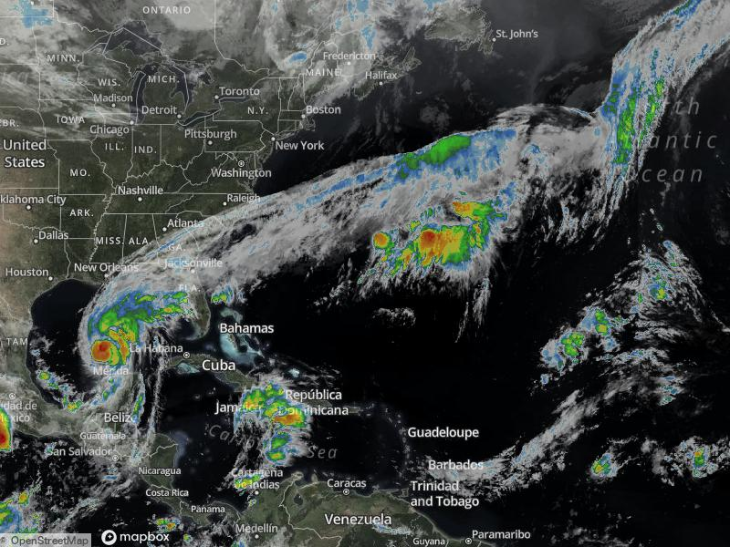 Atlantic Infrared Satellite