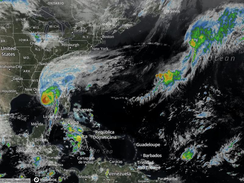 Atlantic Infrared Satellite