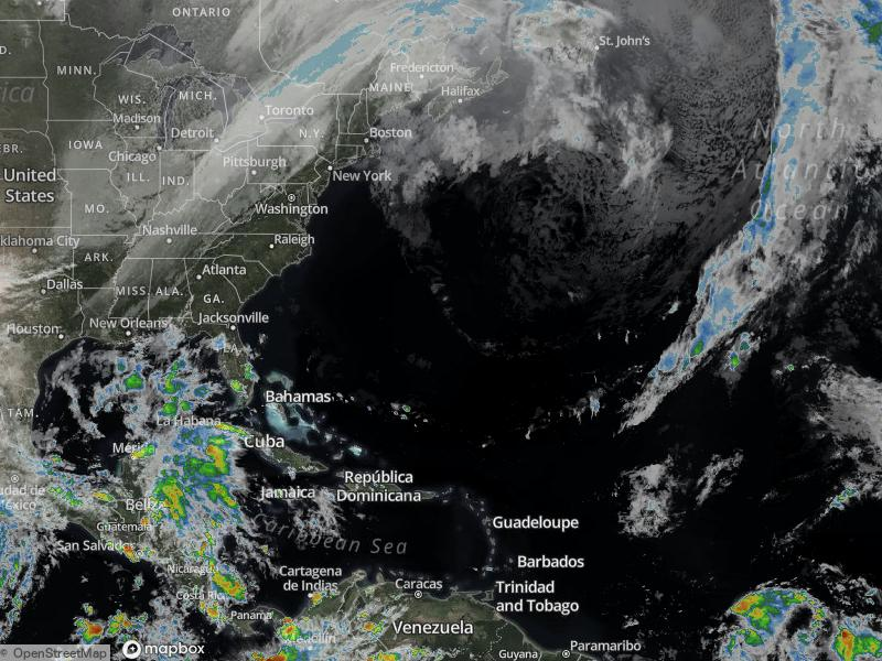 Atlantic Infrared Satellite