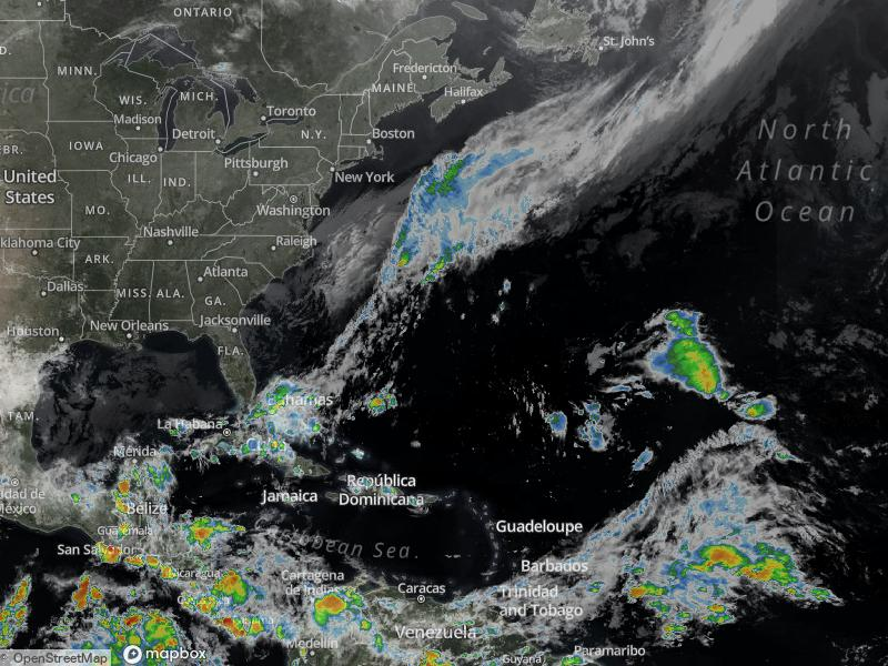 Atlantic Infrared Satellite