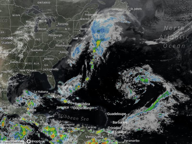 Atlantic Infrared Satellite