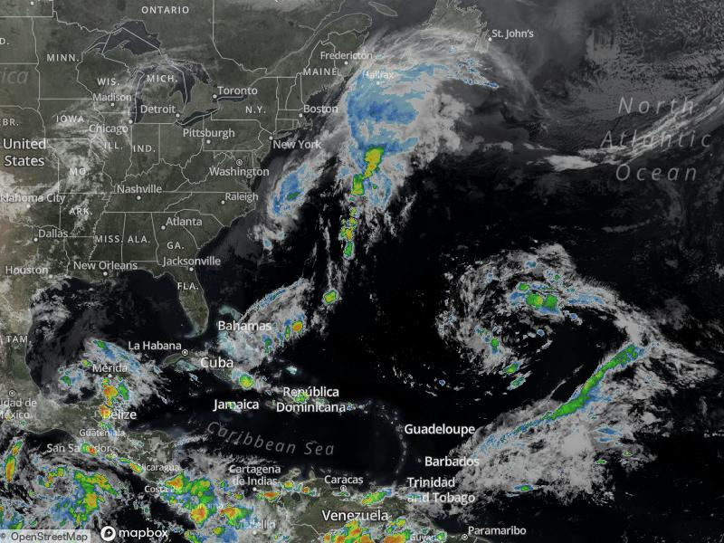 Atlantic Infrared Satellite