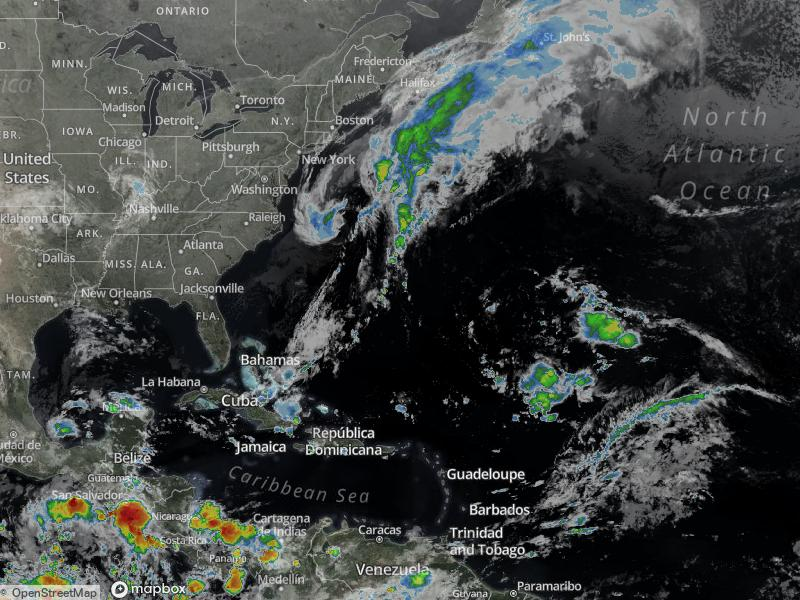 Atlantic Infrared Satellite