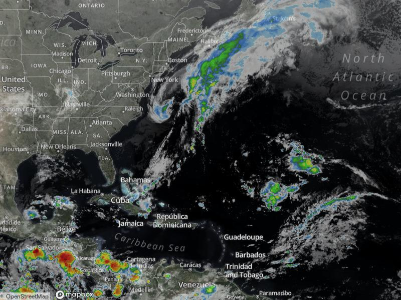 Atlantic Infrared Satellite