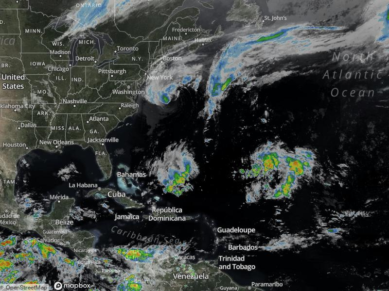 Atlantic Infrared Satellite